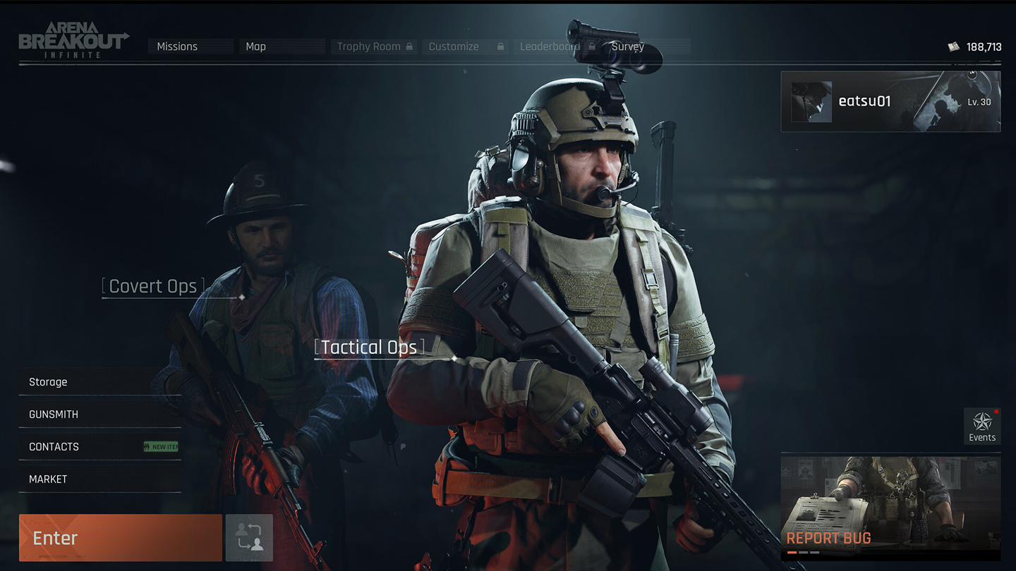 腾讯游戏《暗区突围:无限》端游海外版 8 月 13 日不限号开启,最低 GTX 960 显卡可玩